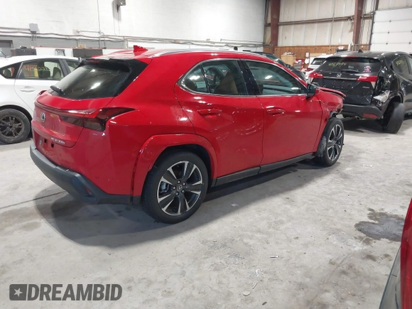 2025 Lexus UX 300h с VIN JTHUCJDH8S2004933, выставлен на аукционе IAAI как лот 41584822 с пробегом 722 миль миль и . История ставок и продаж доступна на DreamBid. Изображение 4.