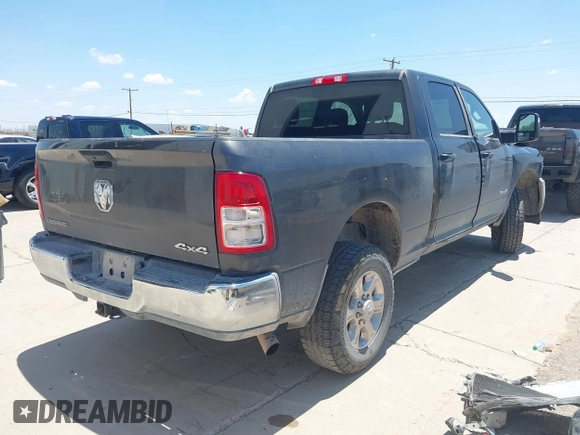 2023 Ram 2500 Big Horn with VIN 3C6UR5DJ5PG548743, listed as a IAAI auction lot 39848650 with 54,161 mi miles. Bid and sale history available at carsss.com. Image 4.