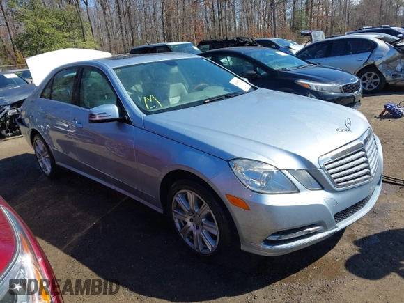 2013 Mercedes-Benz E-Class E 350 Luxury with VIN WDDHF8JB5DA673534, listed as a IAAI auction lot 41699534 with 120,173 mi miles. Bid and sale history available at carsss.com. Image 1.