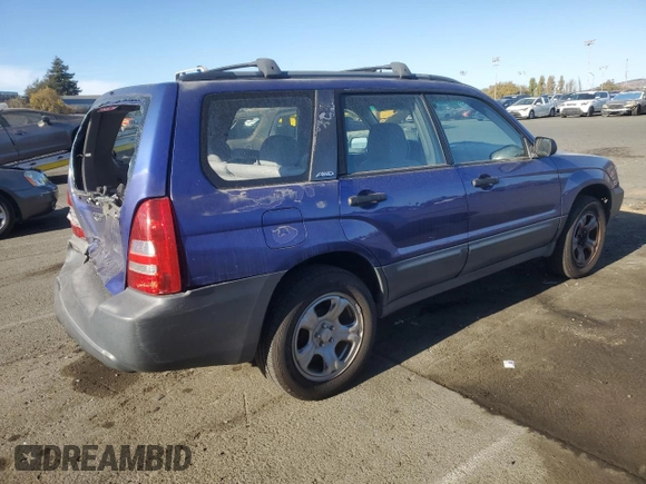 2003 Subaru Forester X with VIN JF1SG63643H757941, listed as a Copart auction lot 78464384 with 216,657 mi miles and Salvage Title. Bid and sale history available at carsss.com. Image 3.