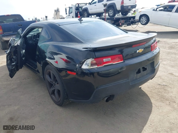 2014 Chevrolet Camaro LS with VIN 2G1FA1E37E9305730, listed as a IAAI auction lot 42028726 with 128,564 mi miles. Bid and sale history available at carsss.com. Image 3.