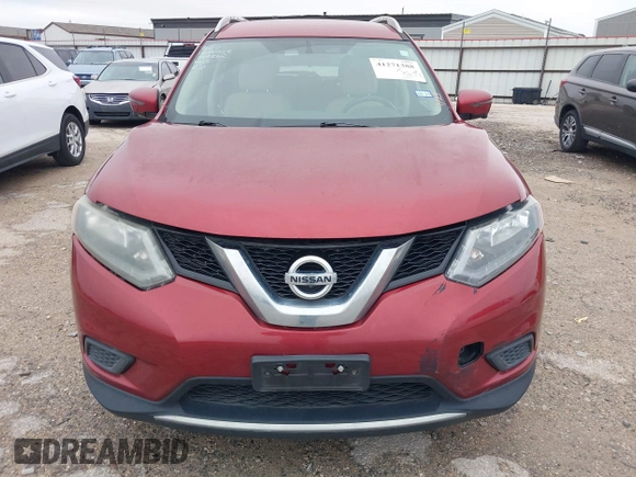 2016 Nissan Rogue SL with VIN 5N1AT2MT5GC745262, listed as a IAAI auction lot 41271388 with 122,696 mi miles. Bid and sale history available at carsss.com. Image 12.