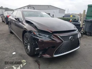 2018 Lexus LS with VIN JTHB5LFF5J5003051, listed as a IAAI auction lot 41843702 with 29,026 mi miles. Bid and sale history available at carsss.com. Image 6.