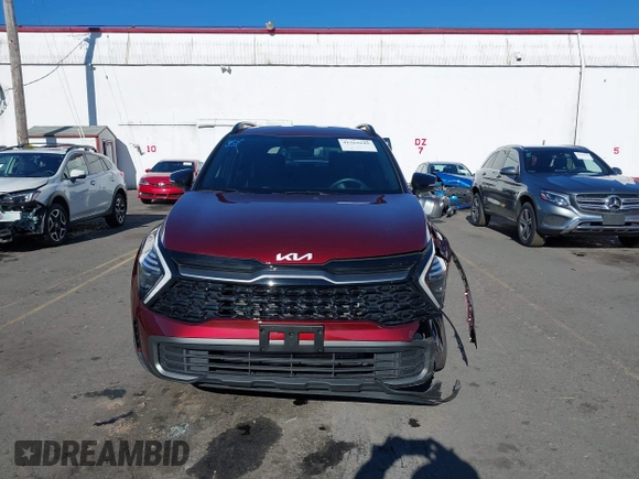 2024 Kia Sportage X-Line with VIN 5XYK6CDF7RG198333, listed as a IAAI auction lot 41562649 with 7,820 mi miles and . Bid and sale history available at carsss.com. Image 12.