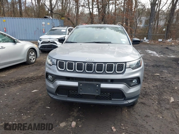 2023 Jeep Compass Latitude with VIN 3C4NJDBN9PT538860, listed as a IAAI auction lot 41437096 with 30,589 mi miles and . Bid and sale history available at DreamBid. Image 12.