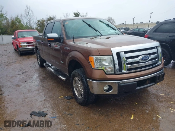 2012 Ford F-150 XL with VIN 1FTFW1CT4CFC55613, listed as a IAAI auction lot 41715383 with 236,559 mi miles. Bid and sale history available at carsss.com. Image 1.