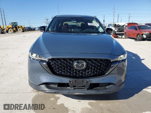 2022 Mazda CX-5 2.5 S Preferred Package with VIN JM3KFBCM1N0587809, listed as a Copart auction lot 48053115 with 40,402 mi miles and Salvage Title. Bid and sale history available at carsss.com. Image 5.