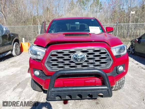 2023 Toyota Tacoma 4WD SR with VIN 3TYCZ5AN2PT165019, listed as a IAAI auction lot 41672156 with 32,813 mi miles. Bid and sale history available at carsss.com. Image 12.