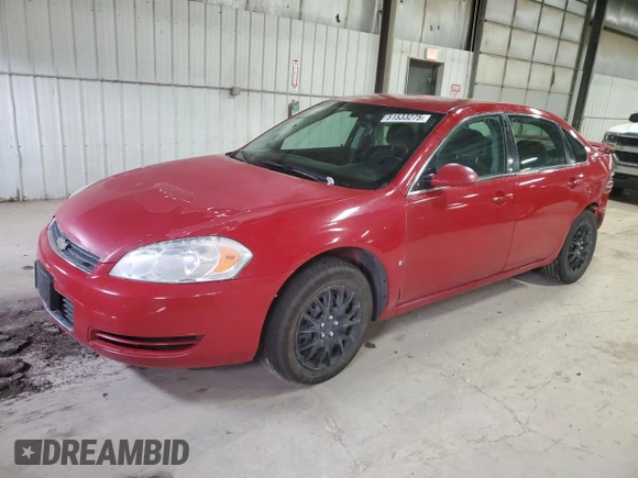 2008 Chevrolet Impala LS z VIN 2G1WB55K389183688, wystawiony jako Copart lot #51533275 z przebiegiem 193 789 mil mil oraz Szkoda całkowita • Salvage title. Historia ofert i sprzedaży dostępna na DreamBid. Obrazek 1.