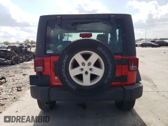 2018 Jeep Wrangler Sport S with VIN 1C4GJWAG2JL922408, listed as a Copart auction lot 49140425 with 62,632 mi miles and Salvage title. Bid and sale history available at DreamBid. Image 6.