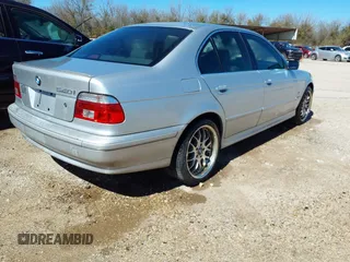2001 BMW 5 Series 540iA with VIN WBADN63401GM71687, listed as a IAAI auction lot 41484756 with 1 mi miles. Bid and sale history available at carsss.com. Image 4.