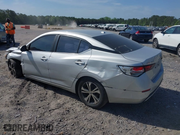 2021 Nissan Sentra SV with VIN 3N1AB8CV6MY220228, listed as a IAAI auction lot 42087766 with 96,493 mi miles and . Bid and sale history available at DreamBid. Image 3.