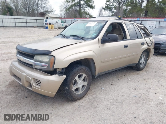 2006 Chevrolet TrailBlazer LS with VIN 1GNDS13S662284074, listed as a IAAI auction lot 41689631 with 192,598 mi miles and . Bid and sale history available at DreamBid. Image 2.