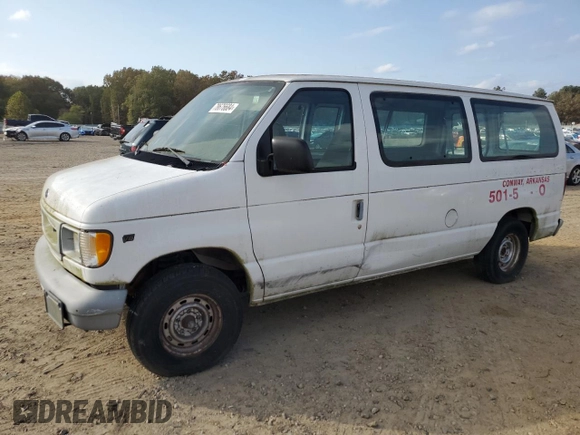 1999 Ford Econoline Passenger XL with VIN 1FMRE11W3XHB81491, listed as a Copart auction lot 78676684 with 142,424 mi miles and Clean Title. Bid and sale history available at DreamBid. Image 1.