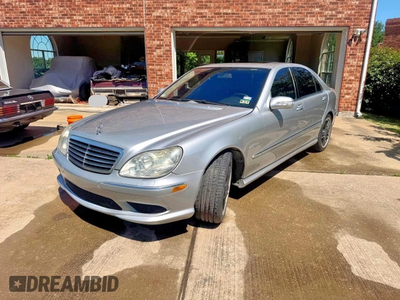 2006 Mercedes-Benz S with VIN WDBNG79J66A475448, listed as a Copart auction lot 55884045 with 75,487 mi miles and Clean Title. Bid and sale history available at DreamBid. Image 2.