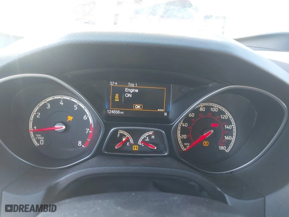 2015 Ford Focus ST with VIN 1FADP3L95FL339181, listed as a IAAI auction lot 41397051 with 124,656 mi miles. Bid and sale history available at carsss.com. Image 7.