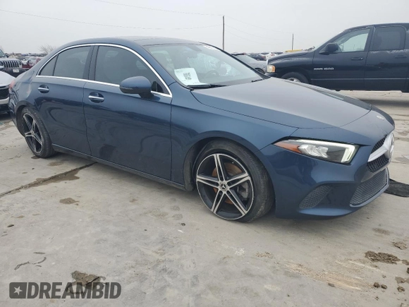 2021 Mercedes-Benz A 220 with VIN W1K3G4EB7MJ280337, listed as a Copart auction lot 42810135 with 65,057 mi miles and Salvage Title. Bid and sale history available at DreamBid. Image 4.