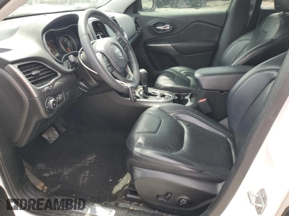2019 Jeep Cherokee Limited with VIN 1C4PJLDX4KD273247, listed as a Copart auction lot 54230035 with 85,282 mi miles and Salvage title. Bid and sale history available at DreamBid. Image 7.