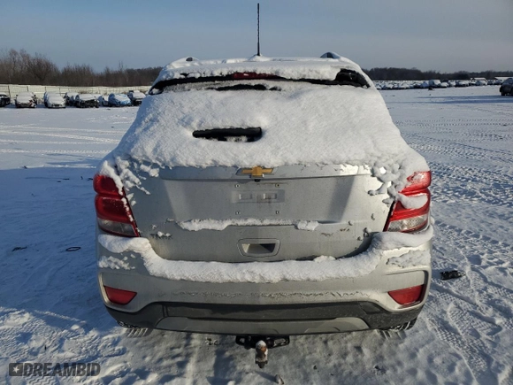 2020 Chevrolet Trax LT with VIN KL7CJLSB3LB319828, listed as a Copart auction lot 46101025 with 53,671 mi miles and Salvage Title. Bid and sale history available at carsss.com. Image 6.