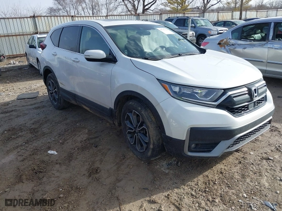 2021 Honda CR-V EX with VIN 5J6RW1H50ML001675, listed as a IAAI auction lot 41727321 with 33,656 mi miles. Bid and sale history available at carsss.com. Image 1.