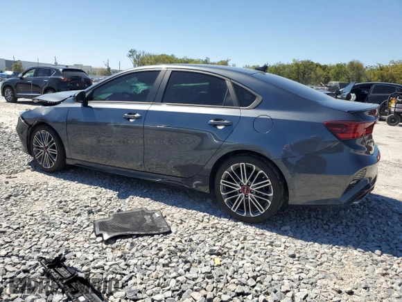 2022 Kia Forte GT with VIN 3KPF44AC5NE473406, listed as a Copart auction lot 48672035 with 16,297 mi miles and Salvage Title. Bid and sale history available at carsss.com. Image 2.