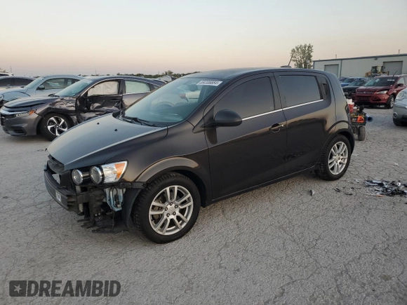 2016 Chevrolet Sonic LT with VIN 1G1JC6SH3G4104723, listed as a Copart auction lot 69206884 with 89,307 mi miles and Salvage Title. Bid and sale history available at carsss.com. Image 1.