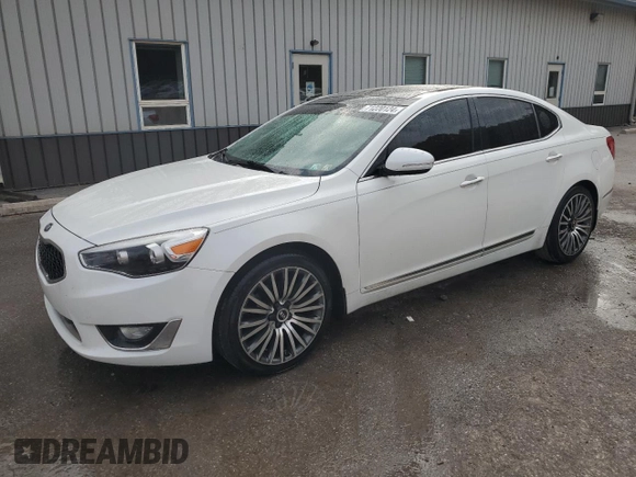 2016 Kia Cadenza Premium with VIN KNALN4D7XG5199162, listed as a Copart auction lot 71220124 with 115,678 mi miles and Salvage Title. Bid and sale history available at carsss.com. Image 1.