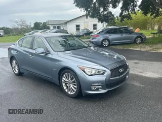 2019 Infiniti Q50 Luxe z VIN JN1EV7AP5KM512847, wystawiony jako Copart lot #59936415 z przebiegiem 88 899 mil mil oraz Czysty tytuł • Clean title. Historia ofert i sprzedaży dostępna na DreamBid. Obrazek 1.