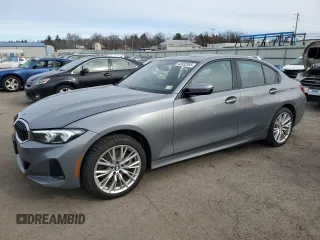 2023 BMW 3 Series 330i xDrive with VIN 3MW89FF0XP8D49215, listed as a Copart auction lot 45932955 with 16,250 mi miles and Salvage Title. Bid and sale history available at carsss.com. Image 1.