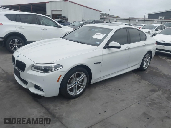 2014 BMW 5 Series 528i with VIN WBA5A5C53ED504191, listed as a IAAI auction lot 41771759 with 91,397 mi miles. Bid and sale history available at carsss.com. Image 2.