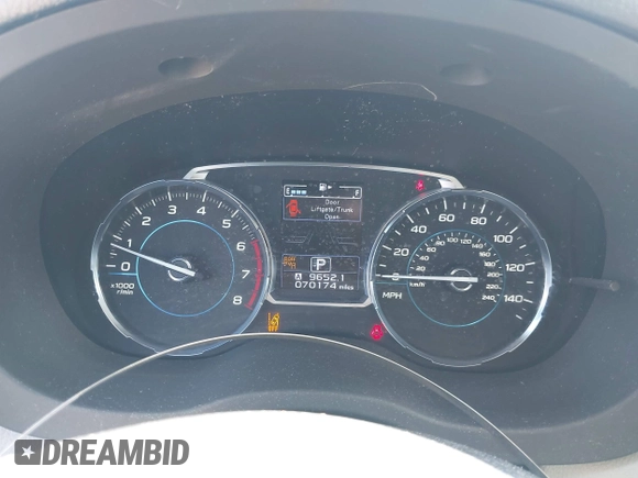 2018 Subaru Forester Limited with VIN JF2SJARCXJH417266, listed as a IAAI auction lot 42105404 with 70,174 mi miles. Bid and sale history available at carsss.com. Image 7.