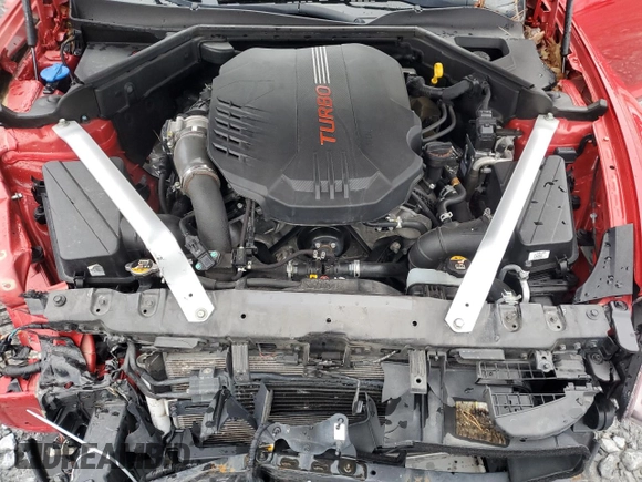 2020 Kia Stinger GT1 with VIN KNAE45LC6L6082408, listed as a Copart auction lot 87457524 with 84,510 mi miles and Salvage Title. Bid and sale history available at DreamBid. Image 11.