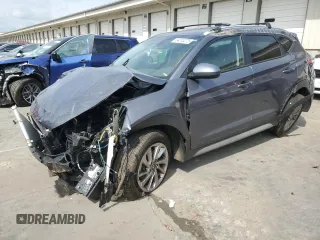 2018 Hyundai Tucson SEL with VIN KM8J3CA49JU620544, listed as a Copart auction lot 54010275 with 57,422 mi miles and Salvage title. Bid and sale history available at DreamBid. Image 1.