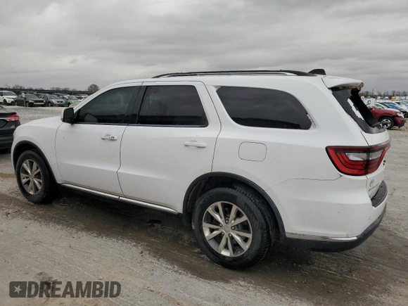 2016 Dodge Durango Limited with VIN 1C4RDHDGXGC340511, listed as a Copart auction lot 49607635 with 139,833 mi miles and Salvage Title. Bid and sale history available at carsss.com. Image 2.
