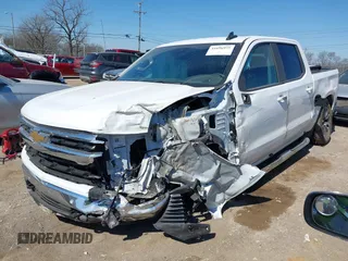 2025 Chevrolet Silverado 1500 LT with VIN 2GCUKDED7S1126992, listed as a IAAI auction lot 41696975 with 5,459 mi miles and . Bid and sale history available at DreamBid. Image 2.