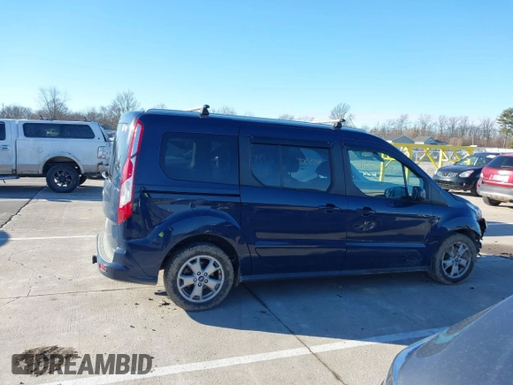 2015 Ford Transit Connect Wagon Titanium with VIN NM0GE9G75F1177148, listed as a IAAI auction lot 41035037 with 139,205 mi miles. Bid and sale history available at carsss.com. Image 14.