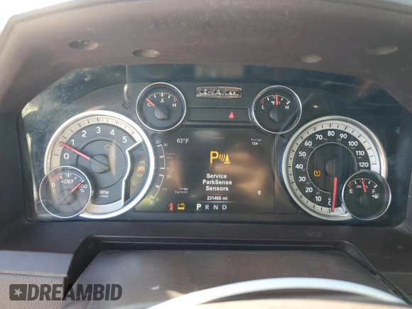 2017 Ram 2500 Laramie with VIN 3C6UR5FL8HG644916, listed as a Copart auction lot 45888675 with 231,466 mi miles and Salvage Title. Bid and sale history available at carsss.com. Image 9.