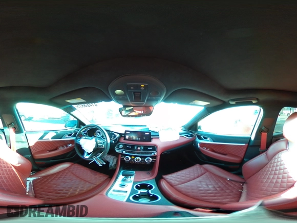 2022 Genesis G70 Launch Edition with VIN KMTG14TE8NU082197, listed as a Copart auction lot 41468635 with 34,844 mi miles and Salvage Title. Bid and sale history available at DreamBid. Image 13.