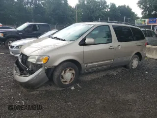 2003 Toyota Sienna LE with VIN 4T3ZF13C33U540296, listed as a Copart auction lot 62643745 with 143,727 mi miles and Salvage title. Bid and sale history available at DreamBid. Image 1.