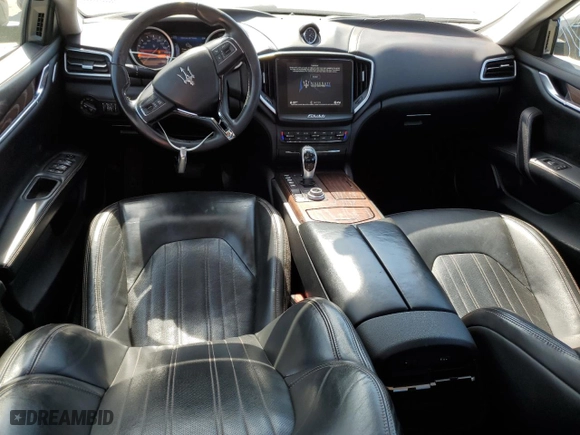 2017 Maserati Ghibli S with VIN ZAM57RSA7H1205182, listed as a Copart auction lot 46237335 with 74,119 mi miles and Salvage Title. Bid and sale history available at carsss.com. Image 8.