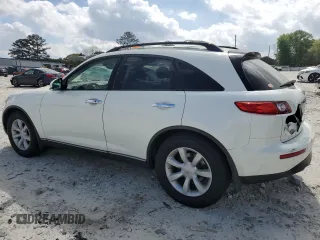 2005 Infiniti FX35 with VIN JNRAS08U25X109760, listed as a Copart auction lot 51894775 with 234,179 mi miles and Salvage Title. Bid and sale history available at carsss.com. Image 2.