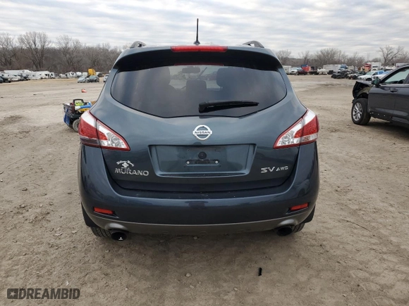 2013 Nissan Murano SL with VIN JN8AZ1MW8DW308684, listed as a Copart auction lot 43920855 with 0 mi miles and Clean Title. Bid and sale history available at carsss.com. Image 6.