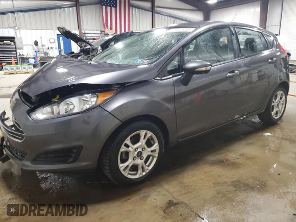 2016 Ford Fiesta SE with VIN 3FADP4EJ4GM130348, listed as a Copart auction lot 51447945 with 26,495 mi miles and Salvage Title. Bid and sale history available at DreamBid. Image 1.