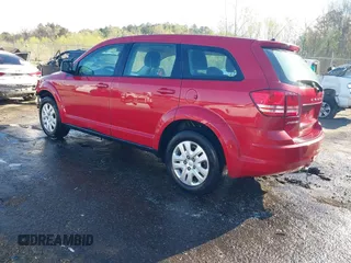 2015 Dodge Journey American Value Pkg with VIN 3C4PDCAB8FT610745, listed as a IAAI auction lot 41812606 with 252,734 mi miles. Bid and sale history available at carsss.com. Image 3.