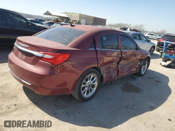 2012 Chrysler 200 LX with VIN 1C3CCBAB2CN117509, listed as a Copart auction lot 48689545 with 243,553 mi miles and Salvage Title. Bid and sale history available at carsss.com. Image 3.