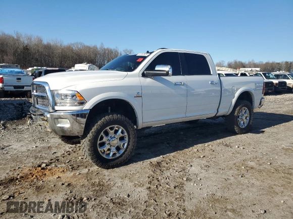 2014 Ram 2500 Laramie with VIN 3C6UR5FL1EG241467, listed as a Copart auction lot 41367625 with 162,363 mi miles and Salvage Title. Bid and sale history available at carsss.com. Image 1.