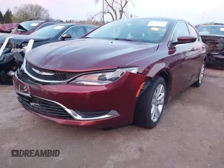 2015 Chrysler 200 Limited with VIN 1C3CCCAB7FN667556, listed as a IAAI auction lot 41787343 with 166,919 mi miles. Bid and sale history available at carsss.com. Image 17.