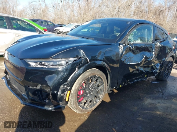 2023 Ford Mustang Mach-E GT with VIN 3FMTK4SX0PMA44429, listed as a IAAI auction lot 41770659 with 15,961 mi miles and . Bid and sale history available at DreamBid. Image 2.