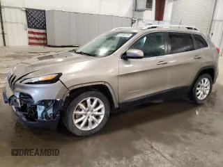 2017 Jeep Cherokee Limited with VIN 1C4PJLDS2HW662518, listed as a Copart auction lot 46896275 with 75,112 mi miles and Salvage Title. Bid and sale history available at carsss.com. Image 1.
