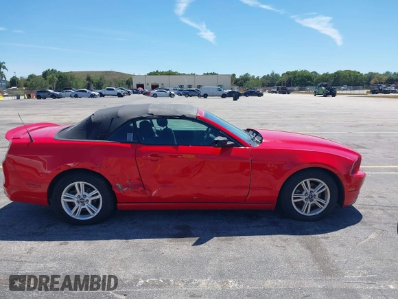 2014 Ford Mustang V6 with VIN 1ZVBP8EM8E5234165, listed as a IAAI auction lot 41845442 with 78,929 mi miles. Bid and sale history available at carsss.com. Image 13.